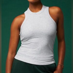 Fabletics High Neck Ribbed Tank M